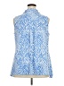 Susan Graver Blue Sleeveless Button-Down Shirt Size 2X (petite) - photo 2