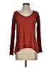 Sun & Shadow Burgundy Long Sleeve Top Size S - photo 1