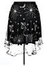 BLOOMCHIC 100% Polyester Stars Black Casual Skirt Size 26 - photo 1