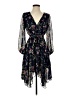 Taylor 100% Polyester Floral Black Cocktail Dress Size 2 - photo 1