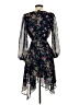 Taylor 100% Polyester Floral Black Cocktail Dress Size 2 - photo 2