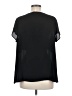 Torrid 100% Polyester Black Short Sleeve Blouse Size Med Plus (00) - photo 2
