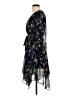 Taylor 100% Polyester Floral Black Cocktail Dress Size 2 - photo 5