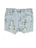 Shein Graphic Blue Denim Shorts Size L - photo 1