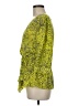 Yoana Baraschi 100% Polyester Green 3/4 Sleeve Blouse Size M - photo 5