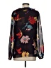 CAbi 100% Polyester Black Long Sleeve Blouse Size S - photo 2