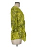 Yoana Baraschi 100% Polyester Green 3/4 Sleeve Blouse Size M - photo 4