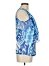 DressBarn 100% Polyester Blue Sleeveless Blouse Size M (petite) - photo 4