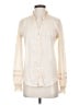 Faherty Ivory Long Sleeve Blouse Size XS - photo 1