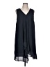 Simply Vera Vera Wang 100% Polyester Black Sleeveless Blouse Size L - photo 1
