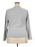 Shein Curve 100% Polyester Silver 3/4 Sleeve T-Shirt Size 3X - photo 2