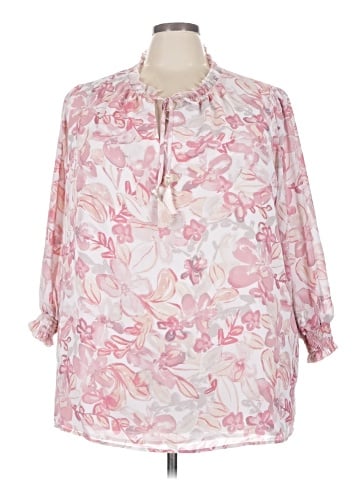 Belle By Kim Gravel 3/4 Sleeve Blouse (view 1)