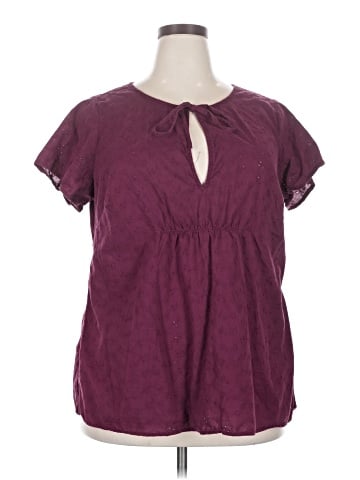 SONOMA life + style Short Sleeve Blouse (view 1)