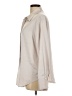 Cupcakes & Cashmere Metallic Tan Long Sleeve Blouse Size L - photo 5