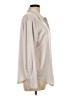 Cupcakes & Cashmere Metallic Tan Long Sleeve Blouse Size L - photo 4