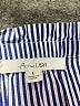Active USA 100% Cotton Blue 3/4 Sleeve Blouse Size L - photo 7