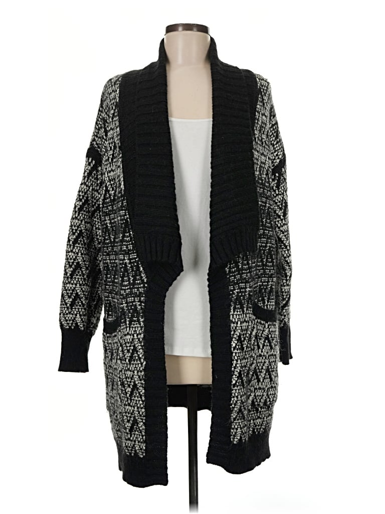Pre-owned Cynthia Rowley Cardigan Sweater In Black