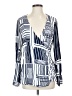 C/MEO Collective 100% Viscose Blue Long Sleeve Blouse Size M - photo 1