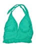 Unbranded Solid Green Swimsuit Top Size XL - photo 1