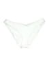 Becca Solid White Swimsuit Bottoms Size M - photo 1