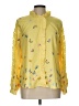 ChicMe 100% Polyester Yellow Long Sleeve Blouse Size L - photo 1