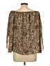 Shein 100% Polyester Brown 3/4 Sleeve Blouse Size 12 - photo 2