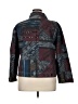 Chico's 100% Cotton Graphic Blue Jacket Size XL (3) - photo 2