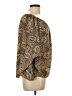 Shein 100% Polyester Brown 3/4 Sleeve Blouse Size 12 - photo 4