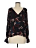 Joie 100% Silk Black Long Sleeve Silk Top Size M - photo 1