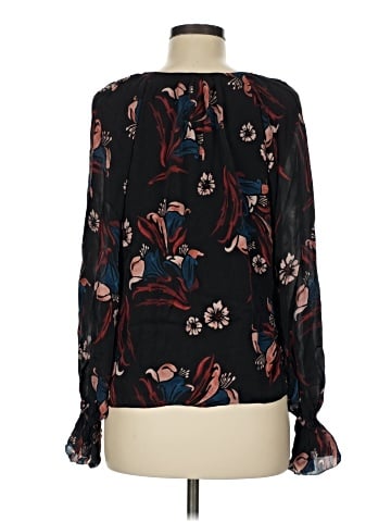 Joie Long Sleeve Silk Top (view 2)