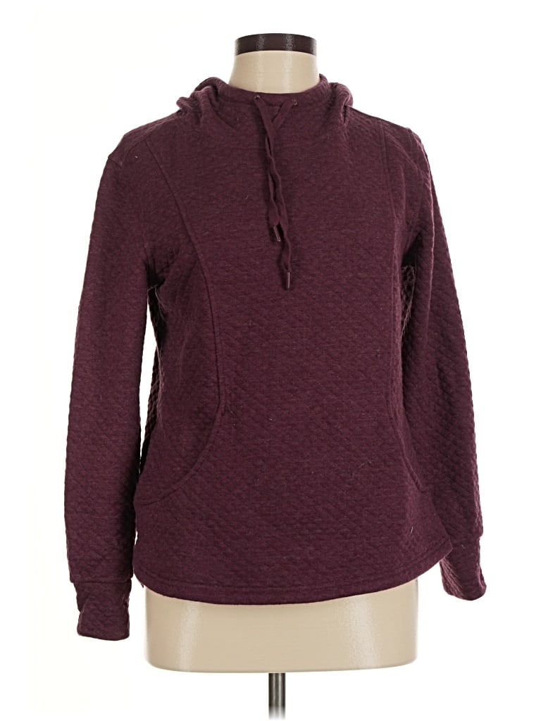 Pre-owned Avalanche Pullover Sweater In Burgundy