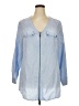 Soft Surroundings Blue Kimono Size 1X - photo 1