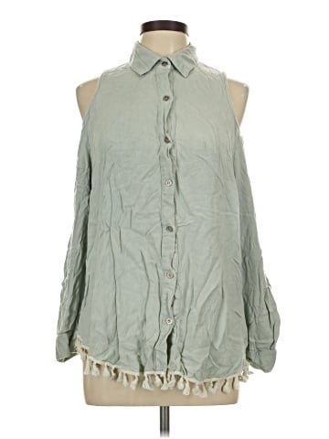 Umgee Sleeveless Button-Down Shirt (view 1)