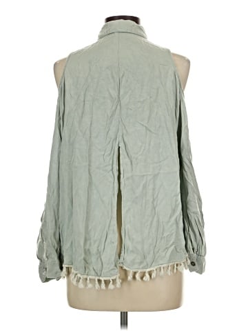 Umgee Sleeveless Button-Down Shirt (view 2)