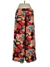 Ann Taylor LOFT Floral Red Casual Pants Size 0 - photo 2