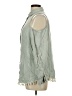 Umgee Green Sleeveless Button-Down Shirt Size L - photo 5