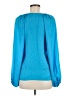 Love Sadie 100% Polyester Teal Long Sleeve Blouse Size M - photo 2