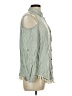 Umgee Green Sleeveless Button-Down Shirt Size L - photo 4