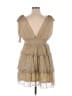 Almost Famous 100% Polyester Metallic Gold Cocktail Dress Size XL - photo 2