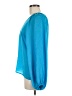 Love Sadie 100% Polyester Teal Long Sleeve Blouse Size M - photo 5