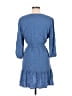 Gibson 100% Rayon Polka Dots Blue Casual Dress Size M - photo 2