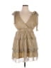 Almost Famous 100% Polyester Metallic Gold Cocktail Dress Size XL - photo 1