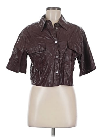 Karlie Short Sleeve Button-Down Shirt (view 1)