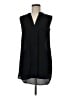 H&M 100% Polyester Black Sleeveless Blouse Size 8 - photo 1