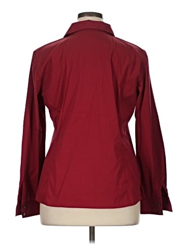 Lafayette 148 New York Long Sleeve Button-Down Shirt (view 2)