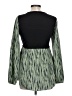 Unbranded Green Long Sleeve Blouse Size L - photo 2