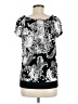Speechless Black Short Sleeve Blouse Size M - photo 2