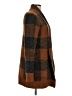 Evolution by Cyrus Plaid Brown Cardigan Size S - photo 4