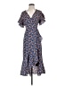 Max Studio Blue Casual Dress Size XS - photo 1