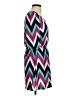 Sequin Hearts Chevron-herringbone Teal Casual Dress Size S - photo 4